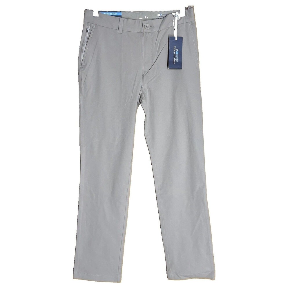 Vineyard Vine On The Go Performance Khaki Pants Boys Preppy School Size 16 NWT